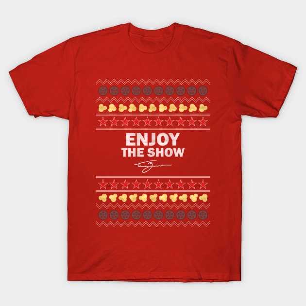 Tanner Zipchen - Enjoy the Show (Holiday Sweater) T-Shirt by TheClementW